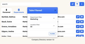 Company directory project